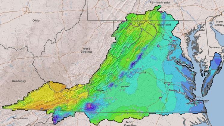 Bản đồ mô tả các khu vực nghiên cứu PMP bao gồm
