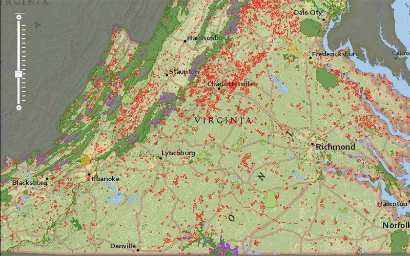 Cơ sở dữ liệu đất bảo tồn của DCR