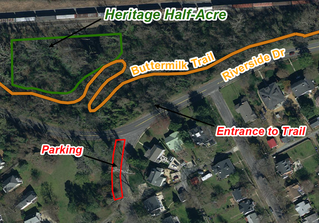 heritage half acre map