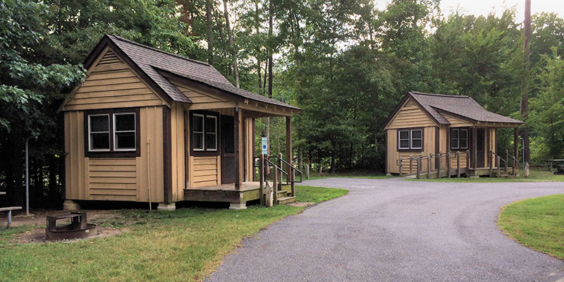 Nhà gỗ cắm trại tại Công viên tiểu bang Pocahontas