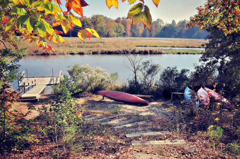 canoes at Chippokes State Park