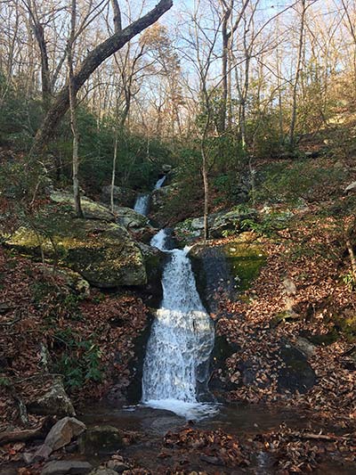 Đường mòn thác Blue Suck tại Công viên tiểu bang Douthat Đường mòn thác Blue Suck tại Công viên tiểu bang Douthat