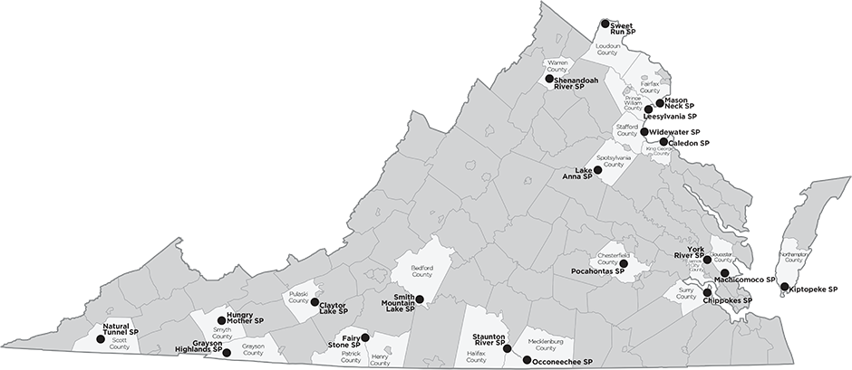 Bản đồ cơ hội săn bắn - nhấp để xem phiên bản lớn hơn Bản đồ cơ hội săn bắn